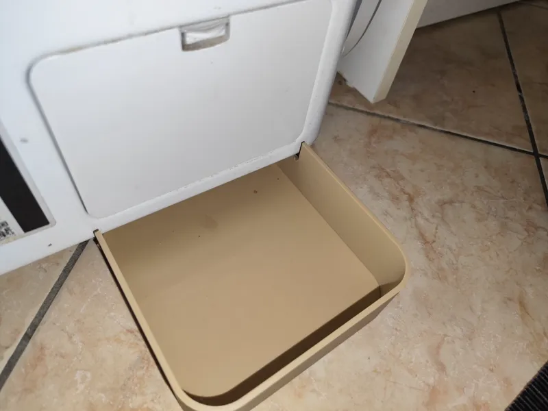 washing machine filter water collection tray