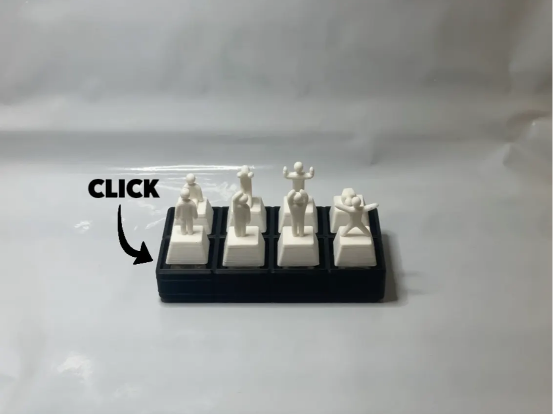 Meccha Chameleon clicker fidgets (public domain)