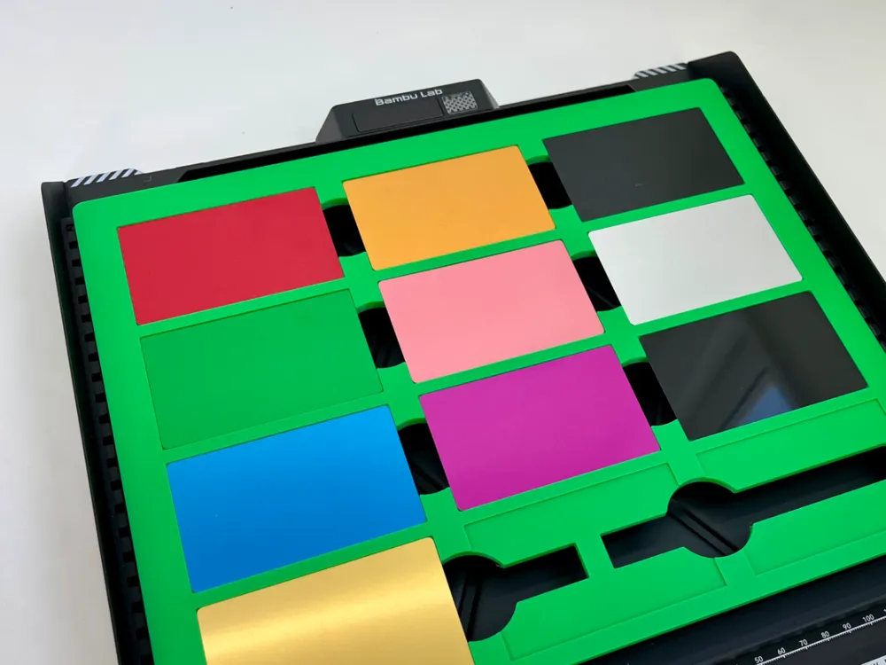 H2D Aluminum Card Laser Jig Accessory - 12 cards - Free 3D Print