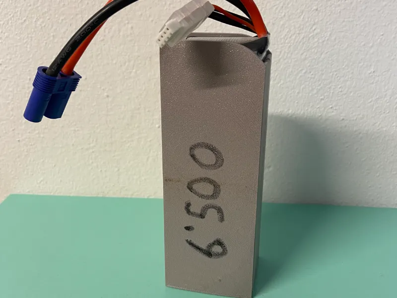 battery case rigid ovonic 6500 mah 80c