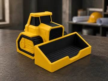 Soporte: Bulldozer Business Card Holder for Contractors — vista de referencia 3
