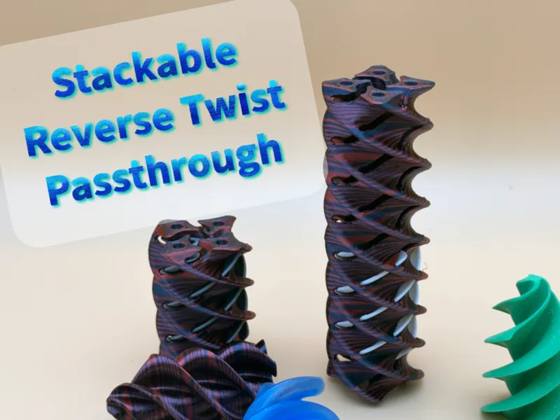 Stackable Reverse Twist Impossible Passthrough