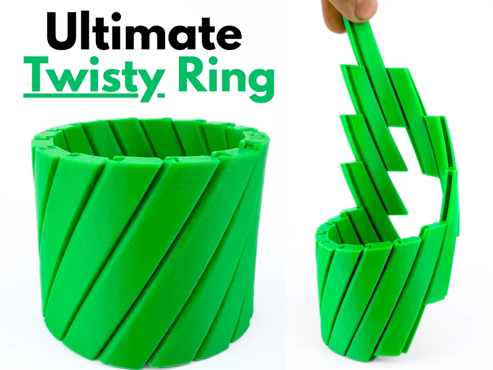 Objeto manipulable: Ultimate Twisty Ring Fidget (PIP). Referencia del modelo original.