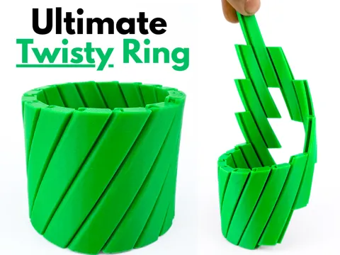 Objeto manipulable: Ultimate Twisty Ring Fidget (PIP) — referencia de MakerWorld