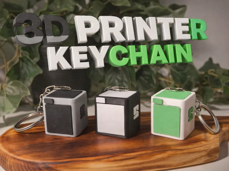 3D Printer Keychain (No AMS Required)