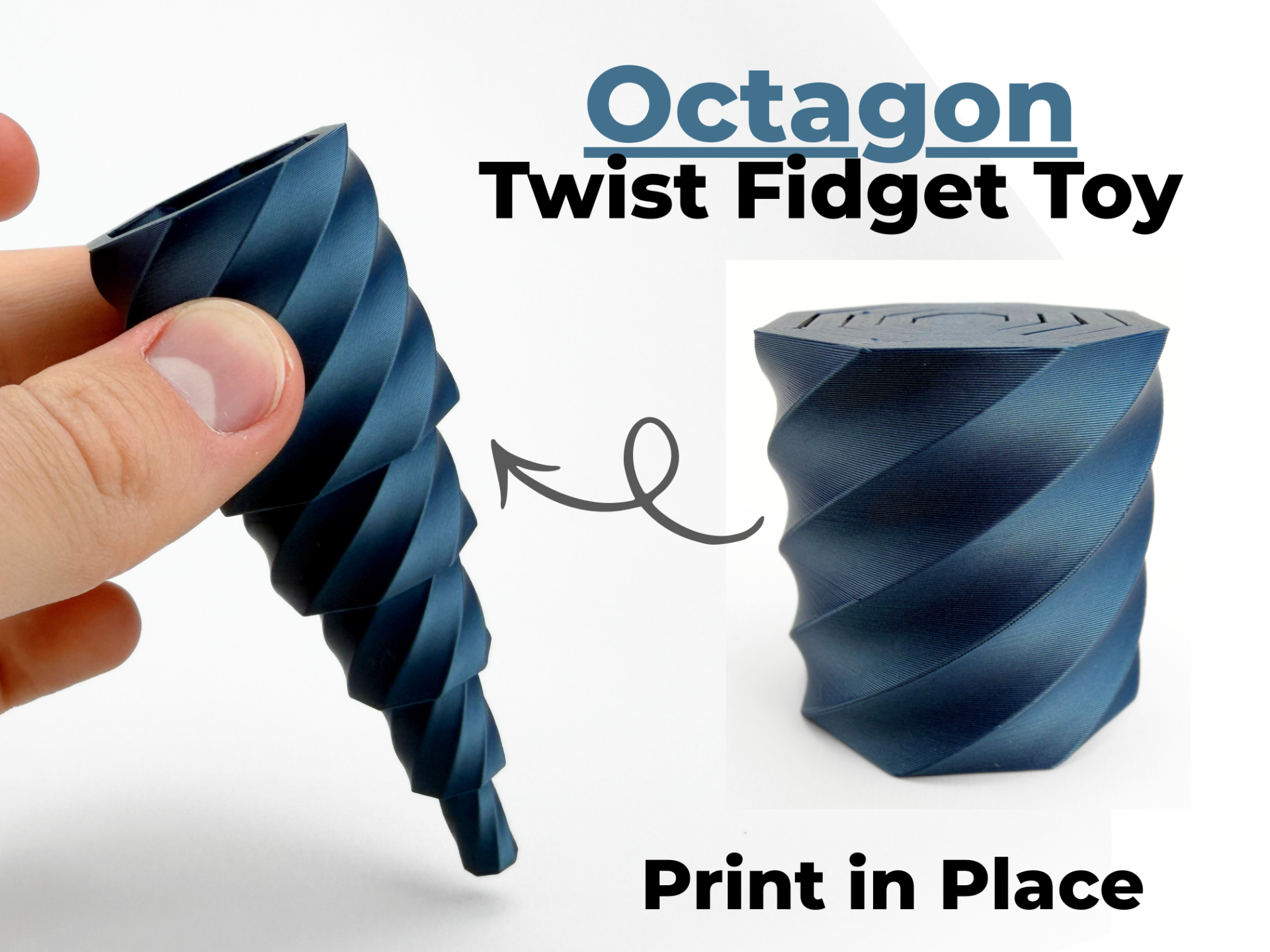 Octagon Twist Fidget Toy - 1