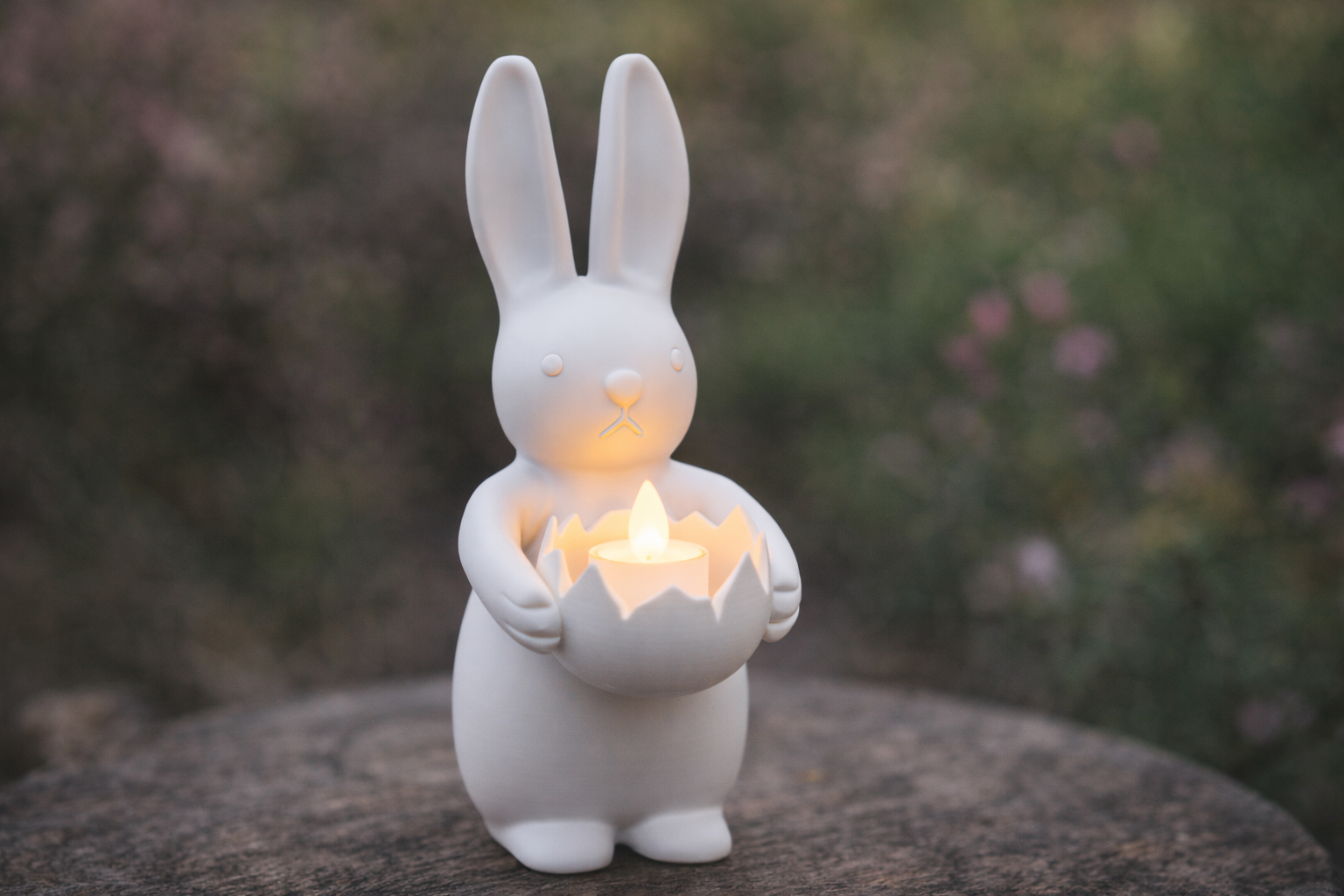 Miniatura 2 do modelo 3D Easter Bunny Tealight Holder