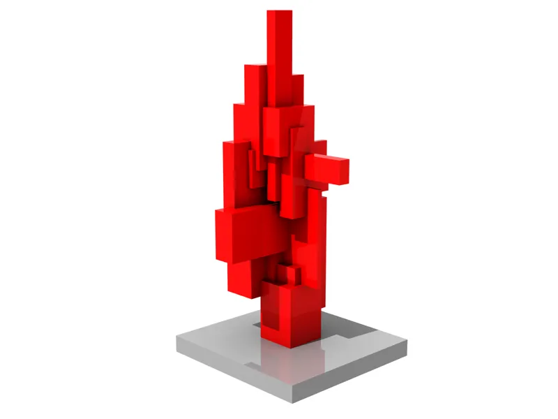 Brutalist Cluster Sculpture