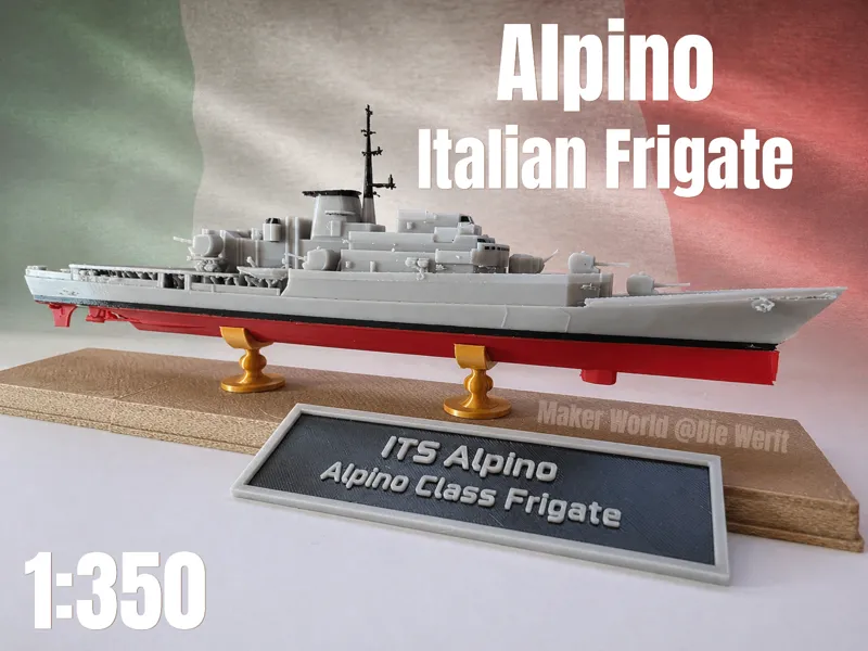 ITS Alpino F580 – Alpino Class Frigate 1:350