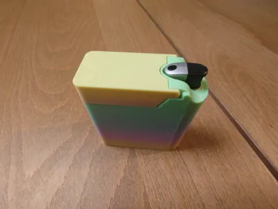 Lighter and cigarette pack set