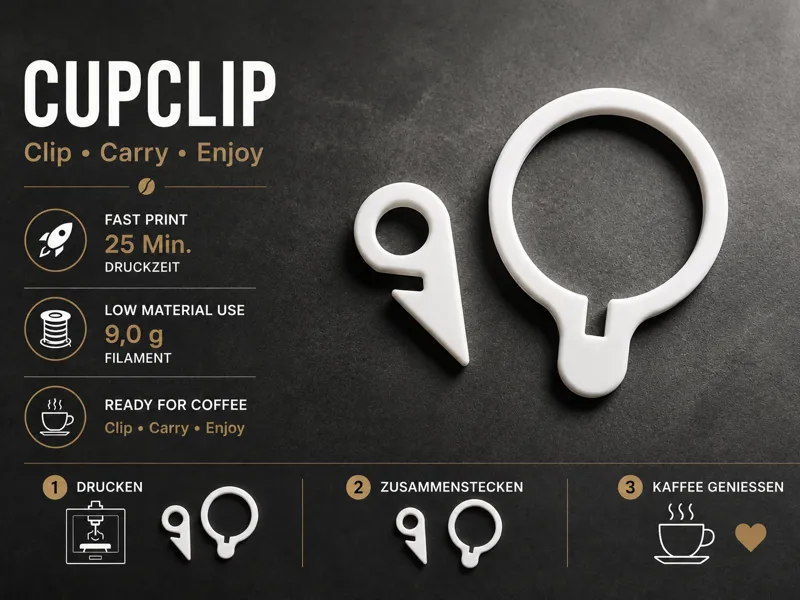 Cupclip - Clip-Carry-Enjoy