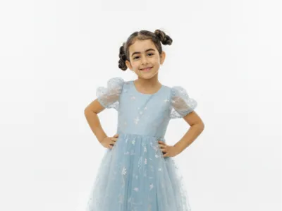 Little Princess in Blue - Decorative Figurine