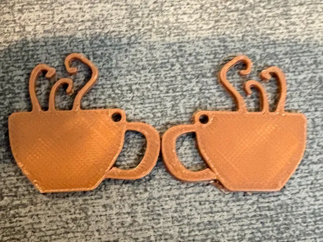 Coffee Cup Earring