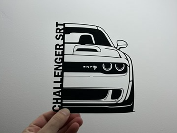 Challenger SRT - decorazione da parete