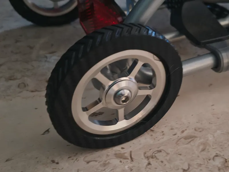 Brompton off-road tyres for EZ Wheels