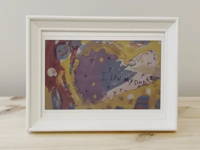 inky impression bezel for Ikea Rodalm 