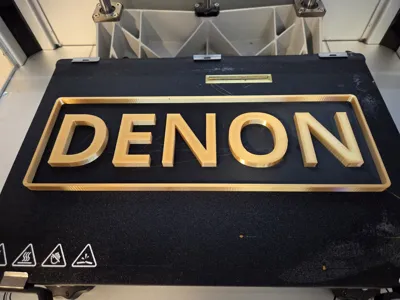 DENON audio sign