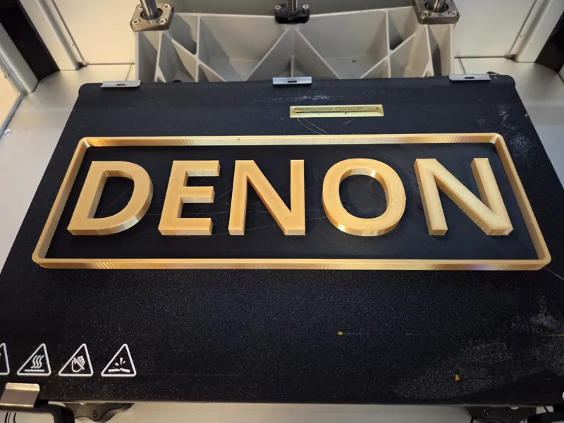 DENON audio sign