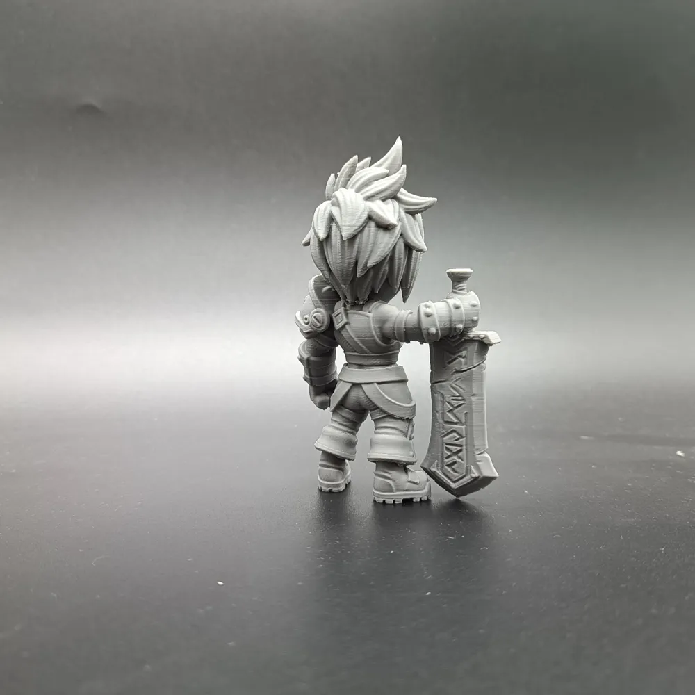 League of Legends Chibi Riven - Fan Art - Free 3D Print Model - MakerWorld