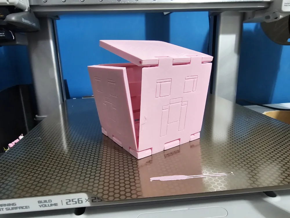 openable Minecraft cube by Shuren - MakerWorld