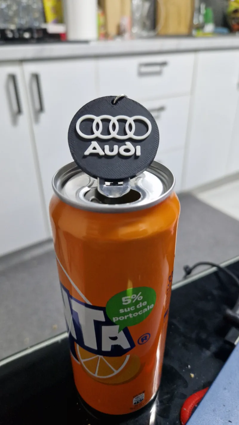 Dose opener keychain - Audi 3d