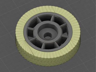 Cart wheels & TPU tires using 608 bearing