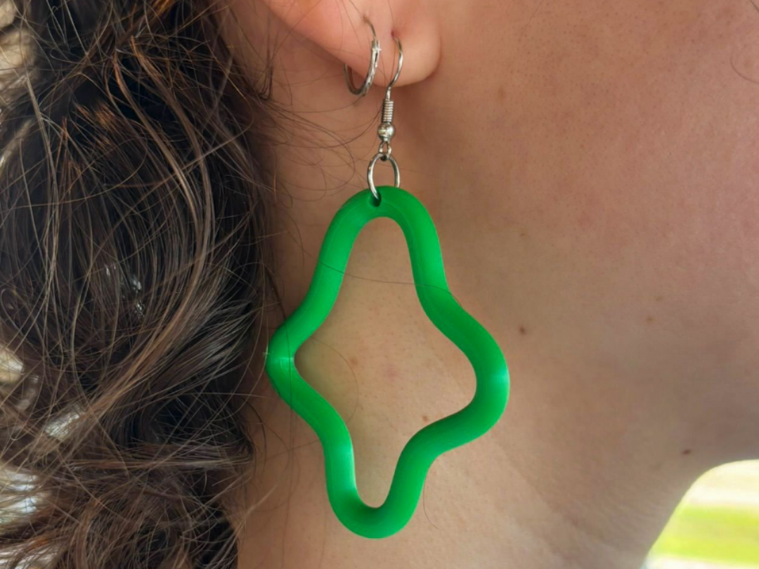 Abstract Loop Earrings 