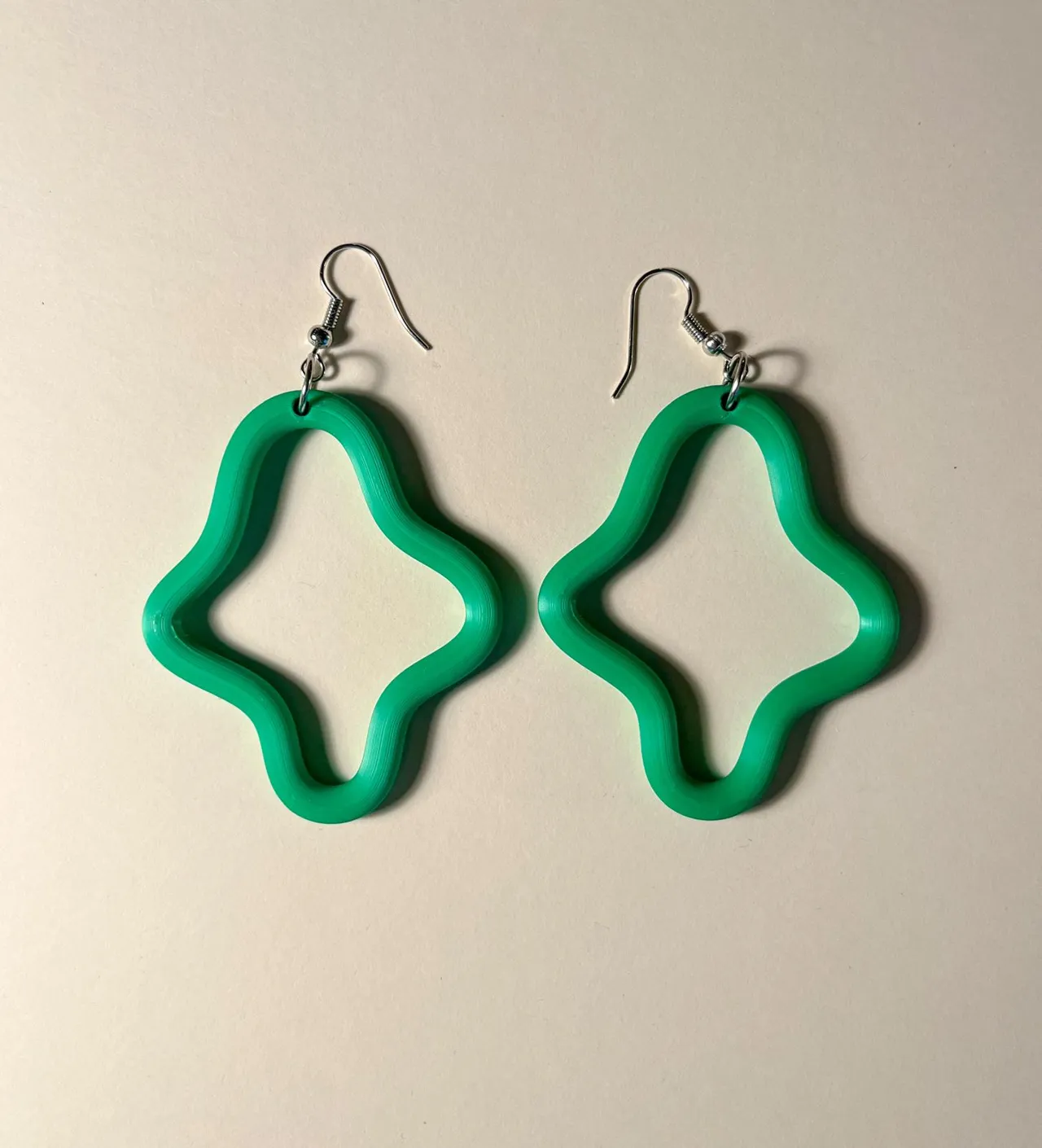 Abstract Loop Earrings view 2