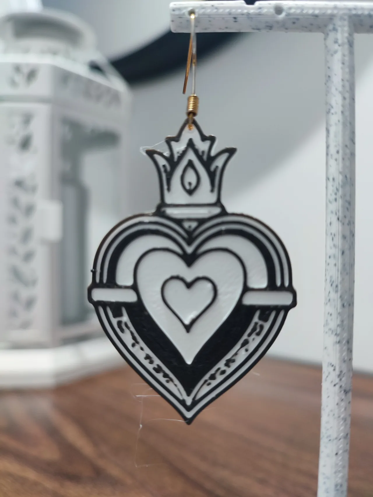 Aretes Corazón Inmune view 4