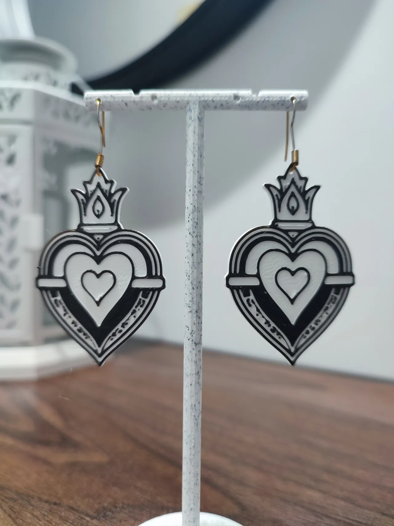 Aretes Corazón Inmune view 3
