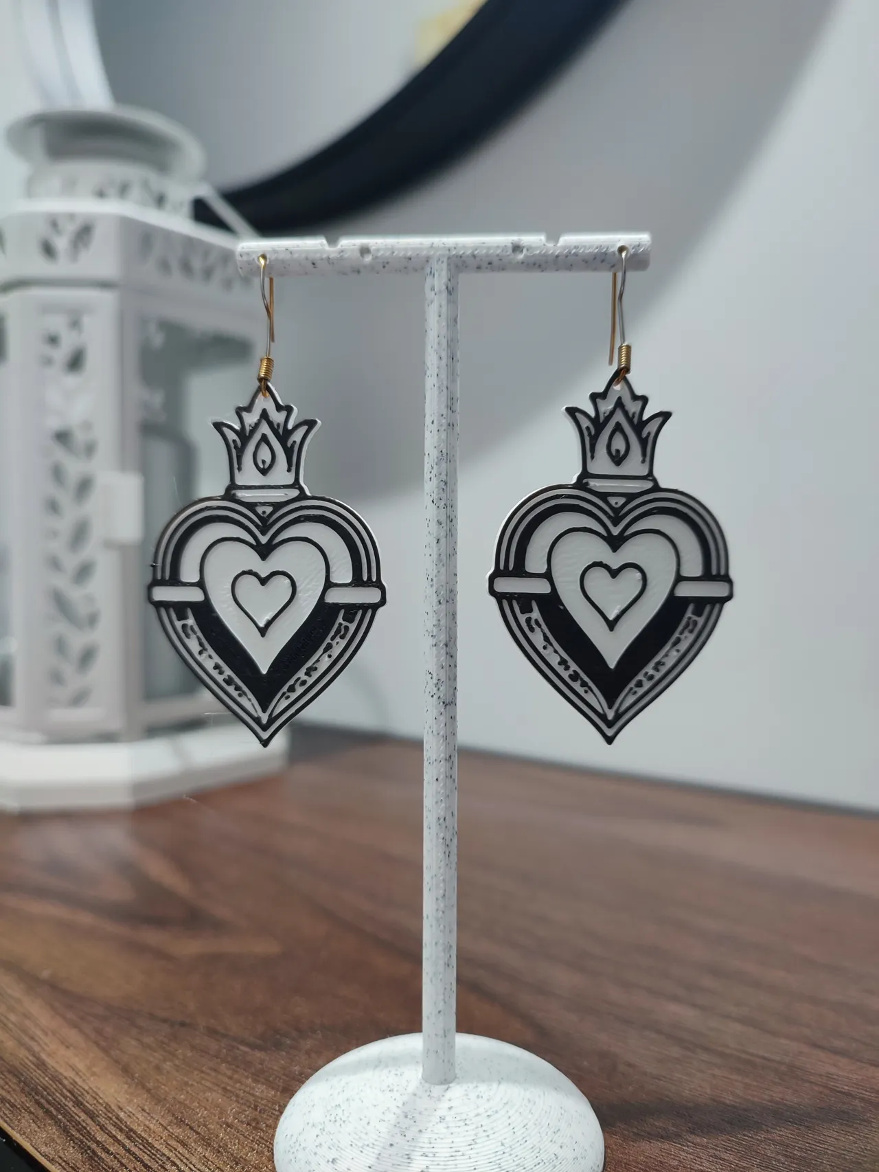 Aretes Corazón Inmune view 2
