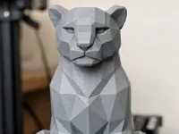 Guépard low poly — photo 3