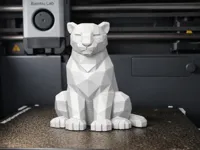 Guépard low poly — photo 1