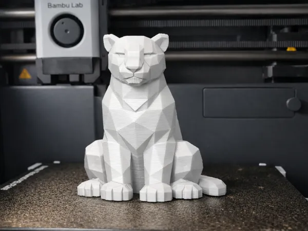 Guépard low poly