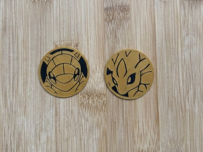 Sandshrew Evolution Coin (Pokemon Gen1)