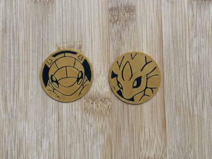 Sandshrew Evolution Coin (Pokemon Gen1)