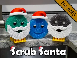 Scrub Santa