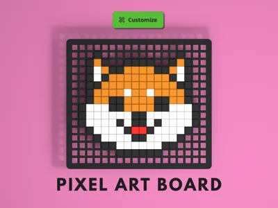 Pixel Art Plug Board