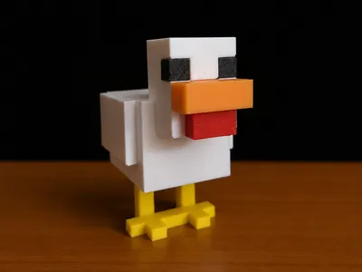 Pollo minecraft sin AMS