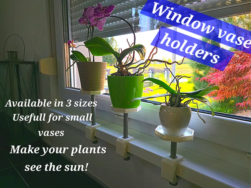 Window vase holders!