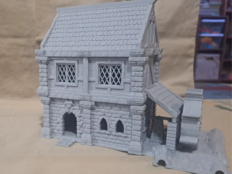 Ulveim Style Watermill w/ Stairs