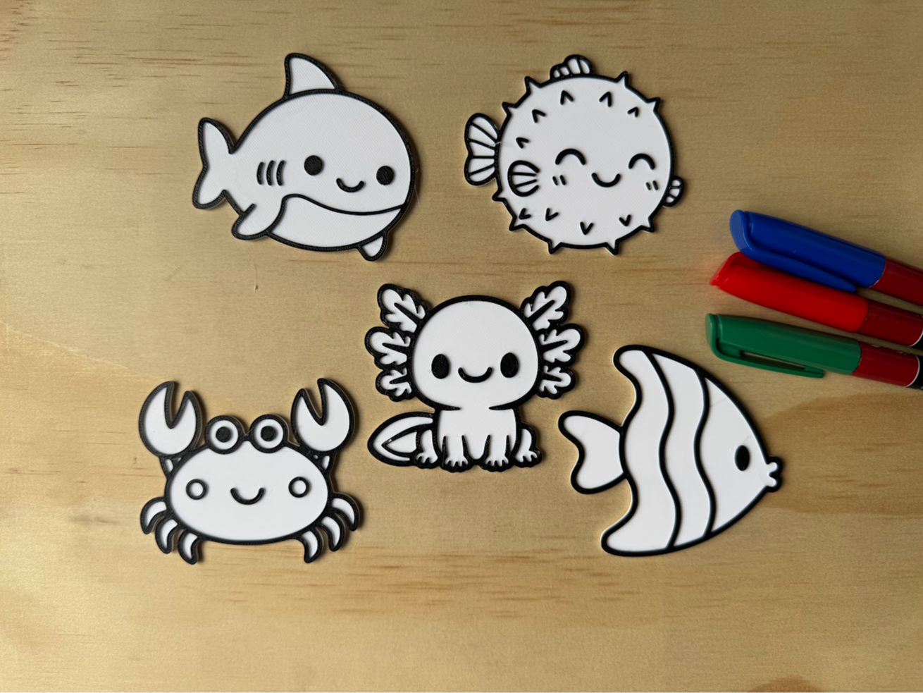 pack de manualidades para colorear animales