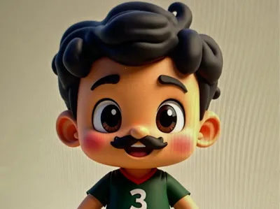 Rugby player on stand