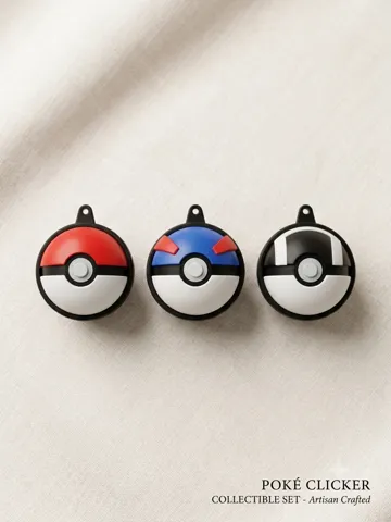 Llavero: Pokeball Superball Ultraball Clicker(and keychain) — vista de referencia 4