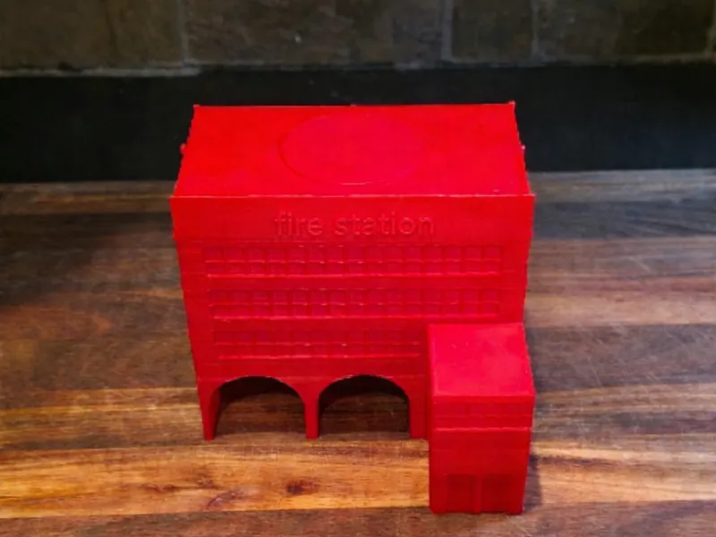 Central Fire Station (3-Bay Facade — Supports)
