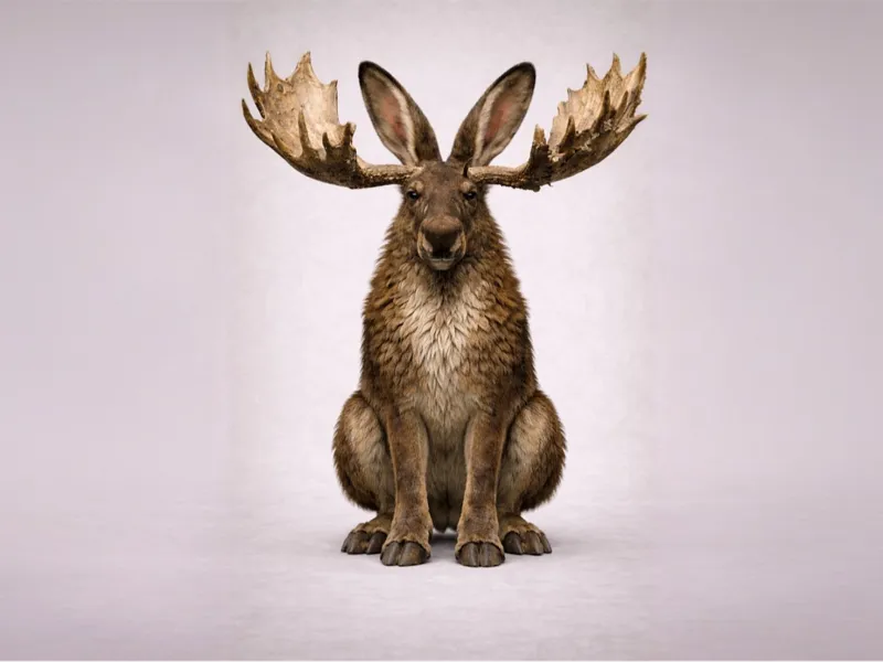 Jackanope (Lepus Alces Imperialis)