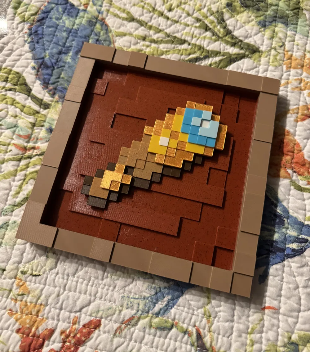 Spyglass - Minecraft Item Frame - Free 3D Print Model - MakerWorld