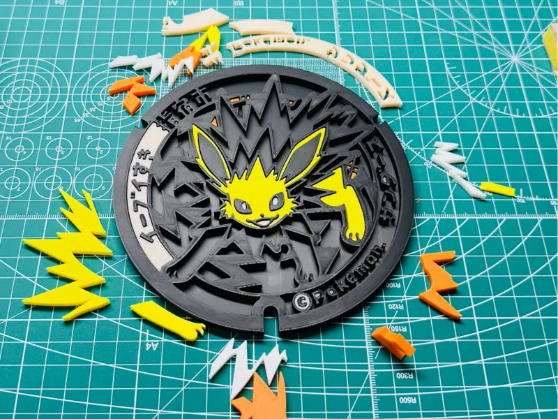 pokemon puzzle ポケふた-サンダース-　pokefuta