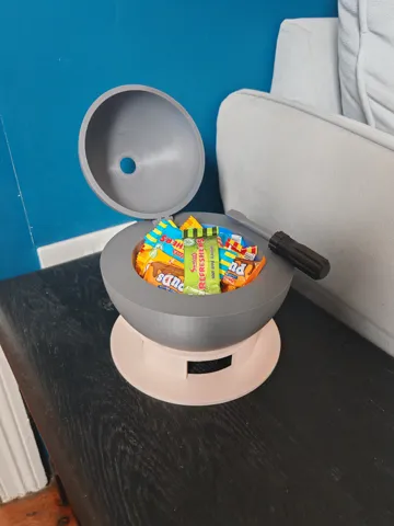 Accesorio para filamento: Demon Core Candy Bowl - Halloween Science Decor — vista de referencia 3
