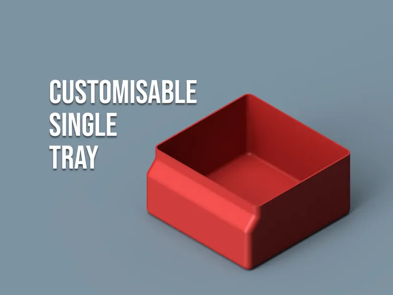 Customisable Single Tray